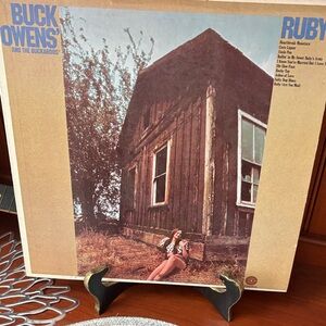 Buck Owens Vinyl Record - Ruby - Brown Cover